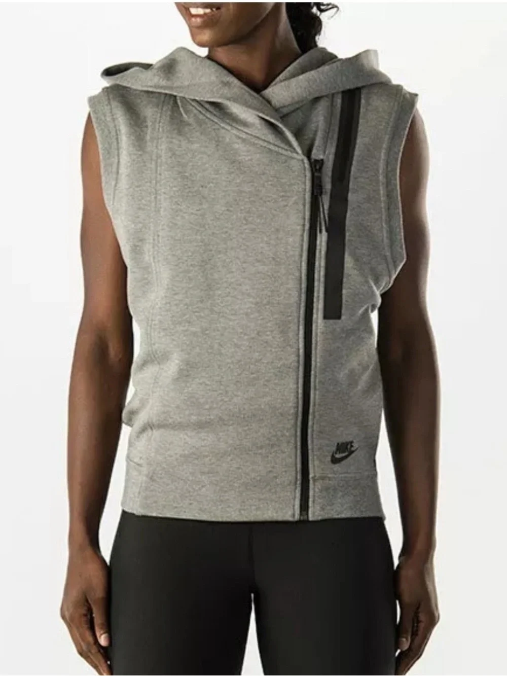 Nike Women's Tech Fleece Hoodie Vest Size Large